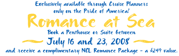 Romance at Sea Offer